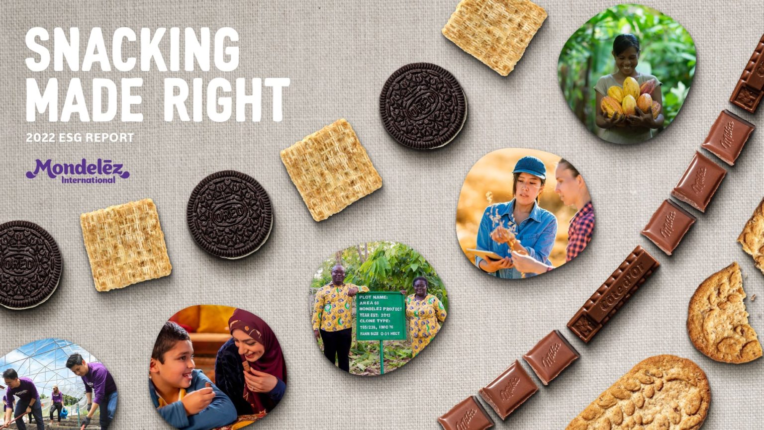 2022 MDLZ Snacking Made Right ESG Report NINE O CLOCK