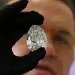 228.31 carat pear shaped gem White Diamond known as ‘The Rock debuts in Dubai