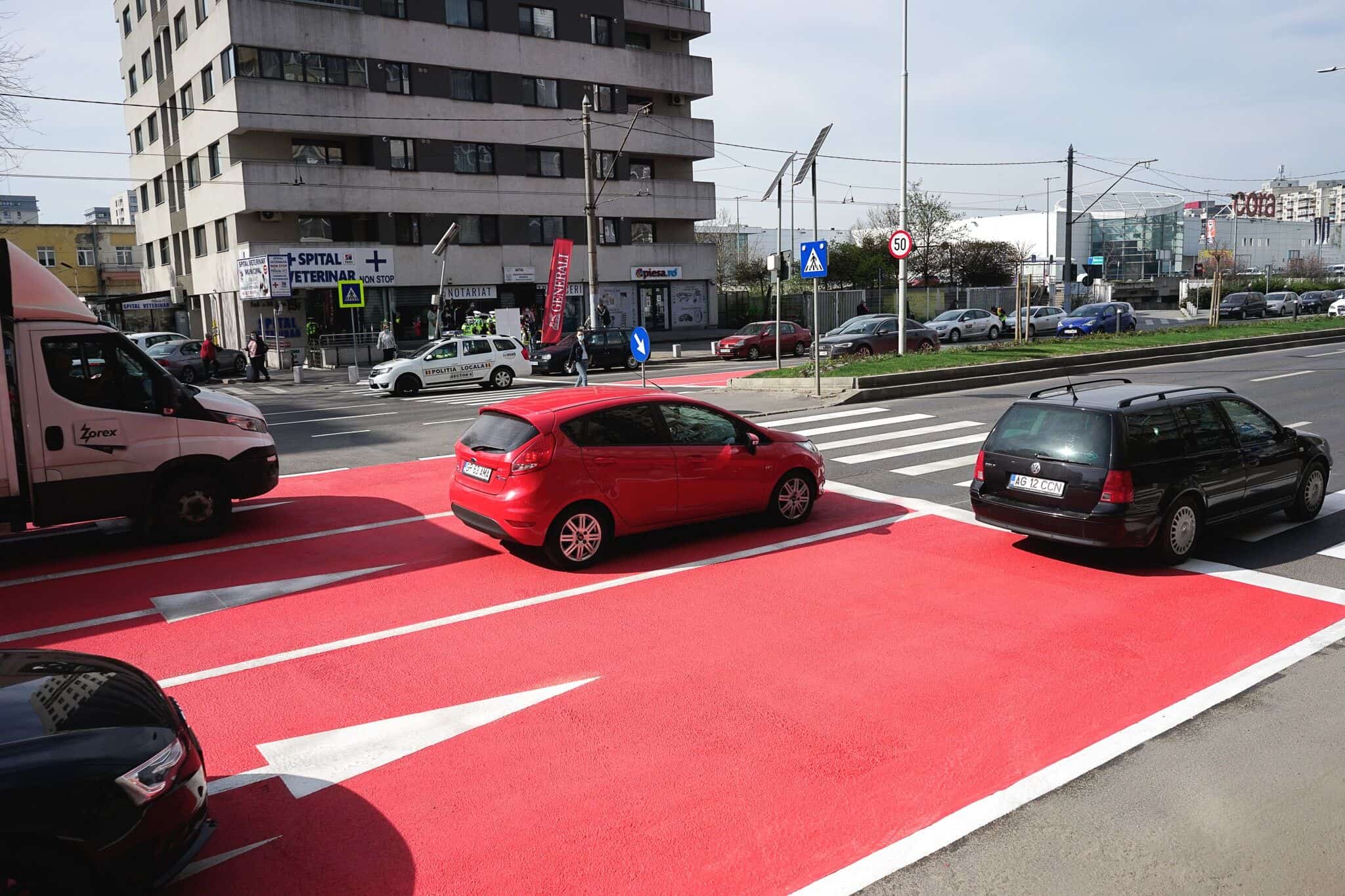 A început semnalizarea celor mai vulnerabile puncte din traficul bucureștean