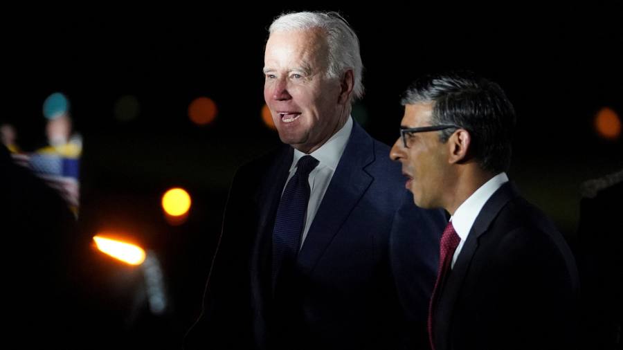 Biden și Sunak vor discuta despre cooperarea economică în timpul întâlnirii de la Belfast