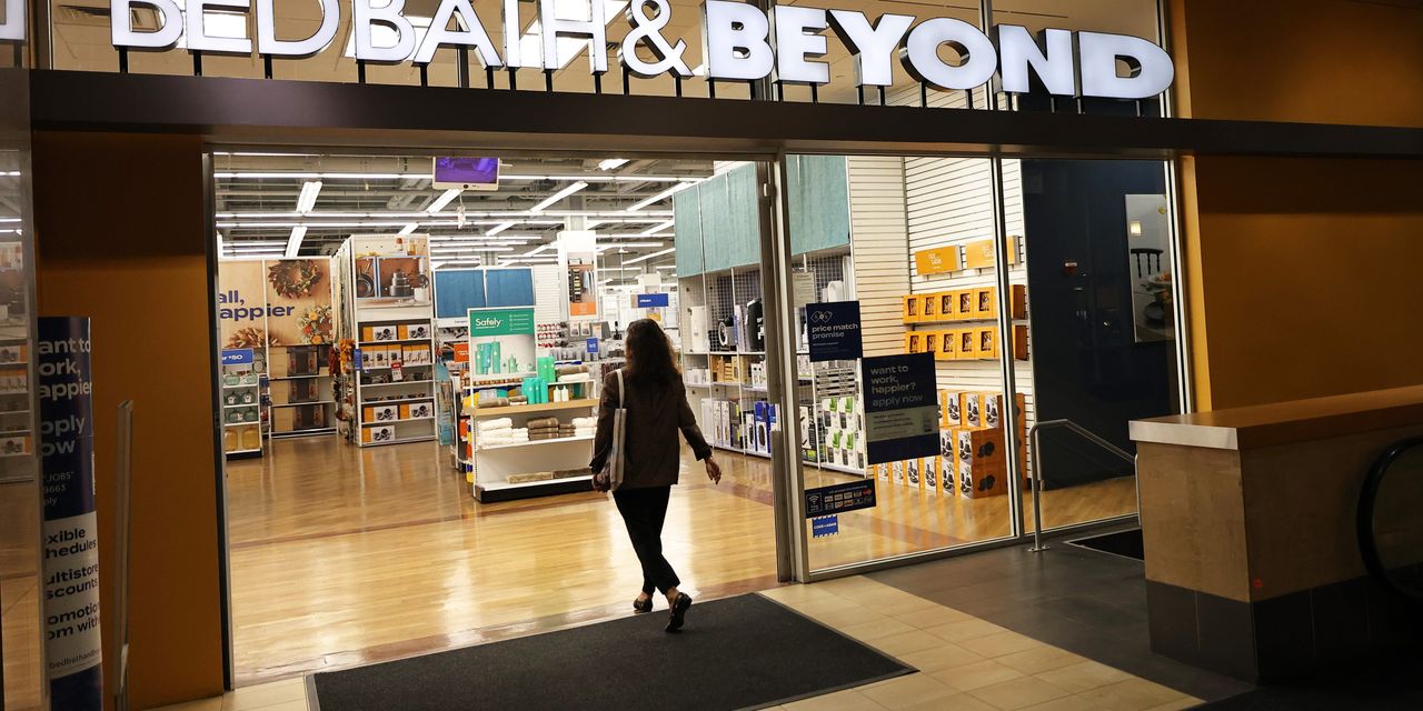 Actiunile Bed Bath Beyond urca spre cea mai lunga