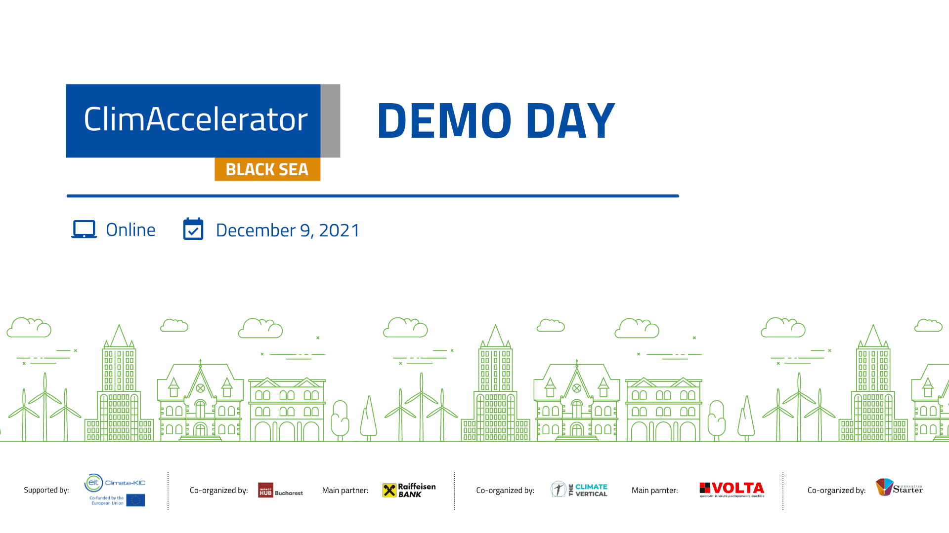 Black Sea ClimAccelerator Demo Day: 12 idei inovatoare dezvoltate de startup-uri românești ca soluții la criza climatică