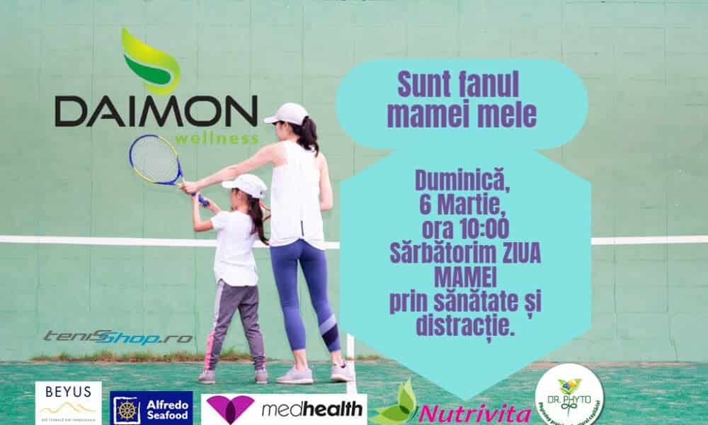 Sunt fanul mamei mele: eveniment de sănătate și distracție dedicat mamelor în cadrul Clubului de Tenis Daimon