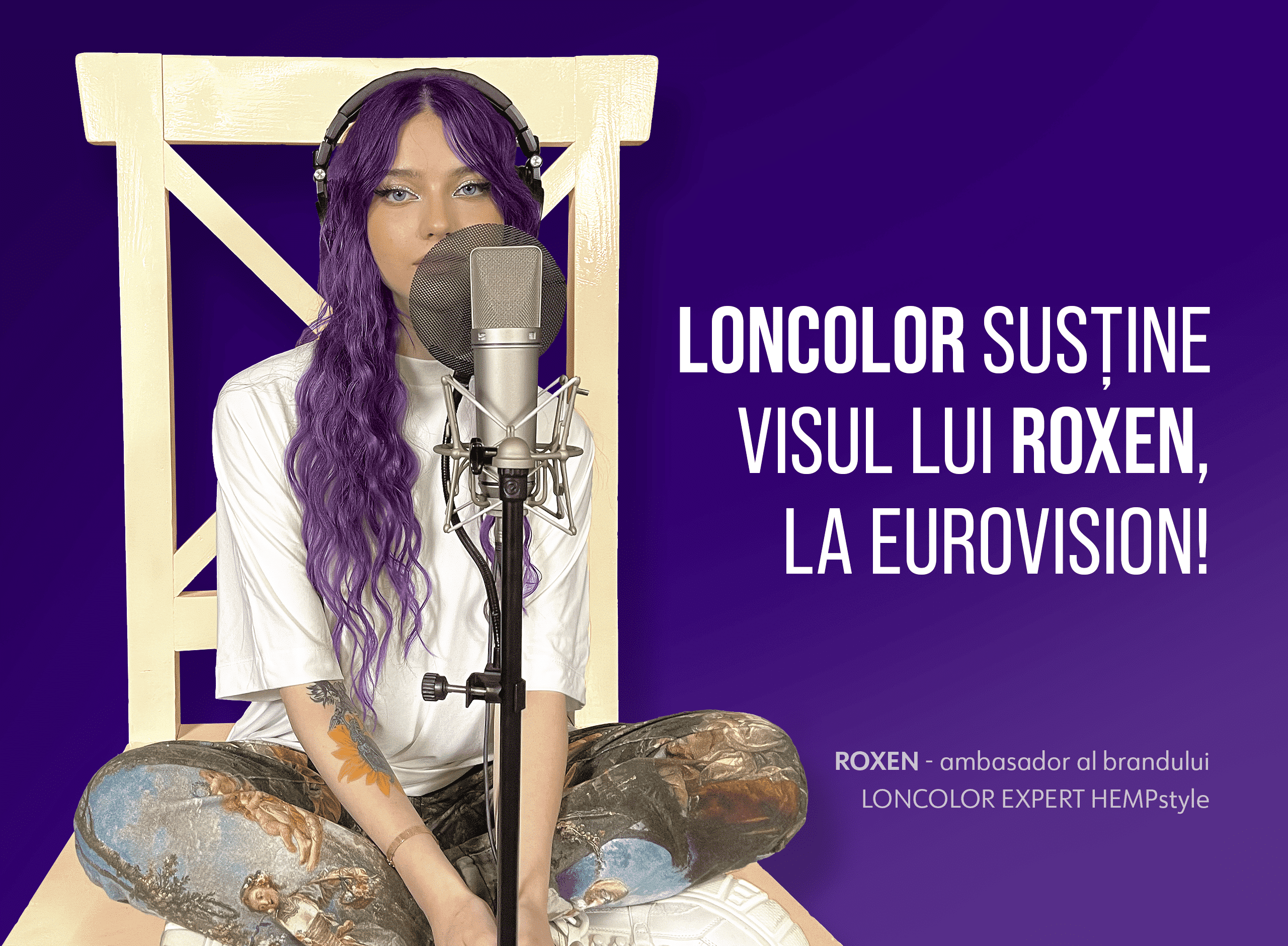 LONCOLOR o susține pe ROXEN la Eurovision Song Contest 2021