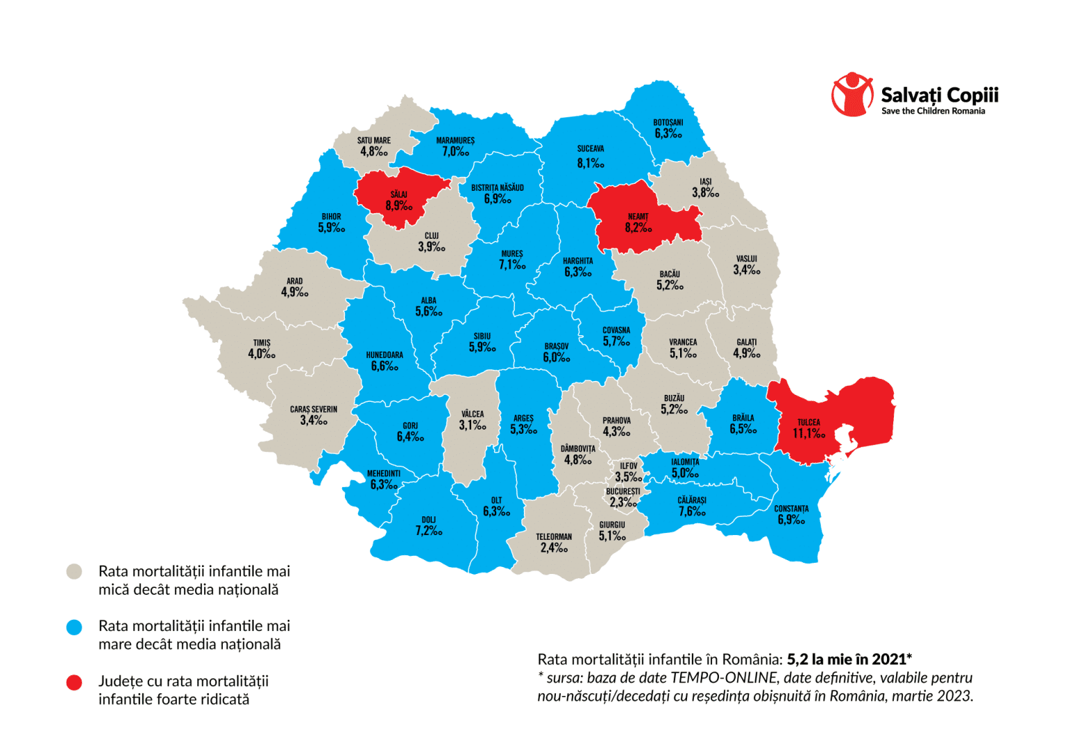 Maternitatile invechite din Romania duc la diferente de mortalitate infantila