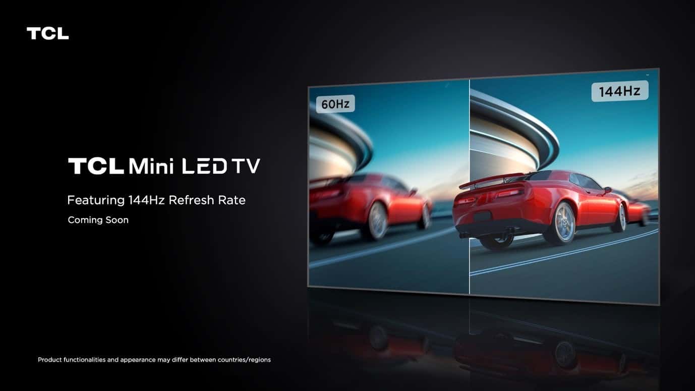 Vești grozave pentru pasionații de jocuri video! TCL lansează în 2022 prima serie Mini LED TV de 144Hz