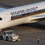 Singapore Airlines Airbus A350 at Tokyo Haneda International Airport HND