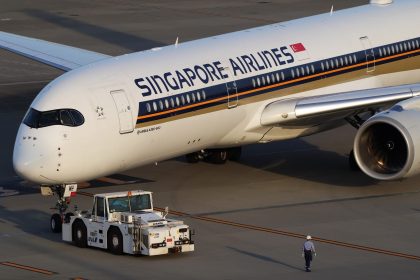 Singapore Airlines Airbus A350 at Tokyo Haneda International Airport HND