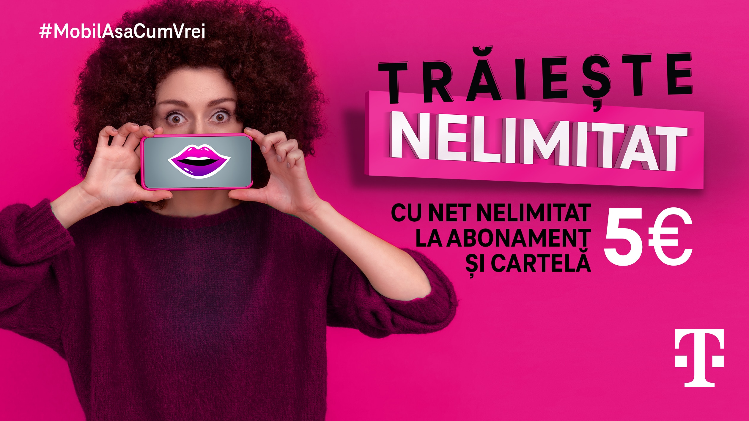 Telekom Mobile lansează campania „Trăiește nelimitat cu nelimitat”