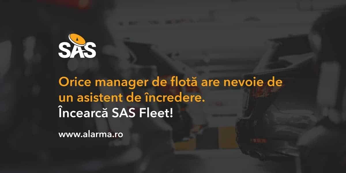 Orice manager de flotă are nevoie de un asistent de încredere. Încearcă SAS Fleet