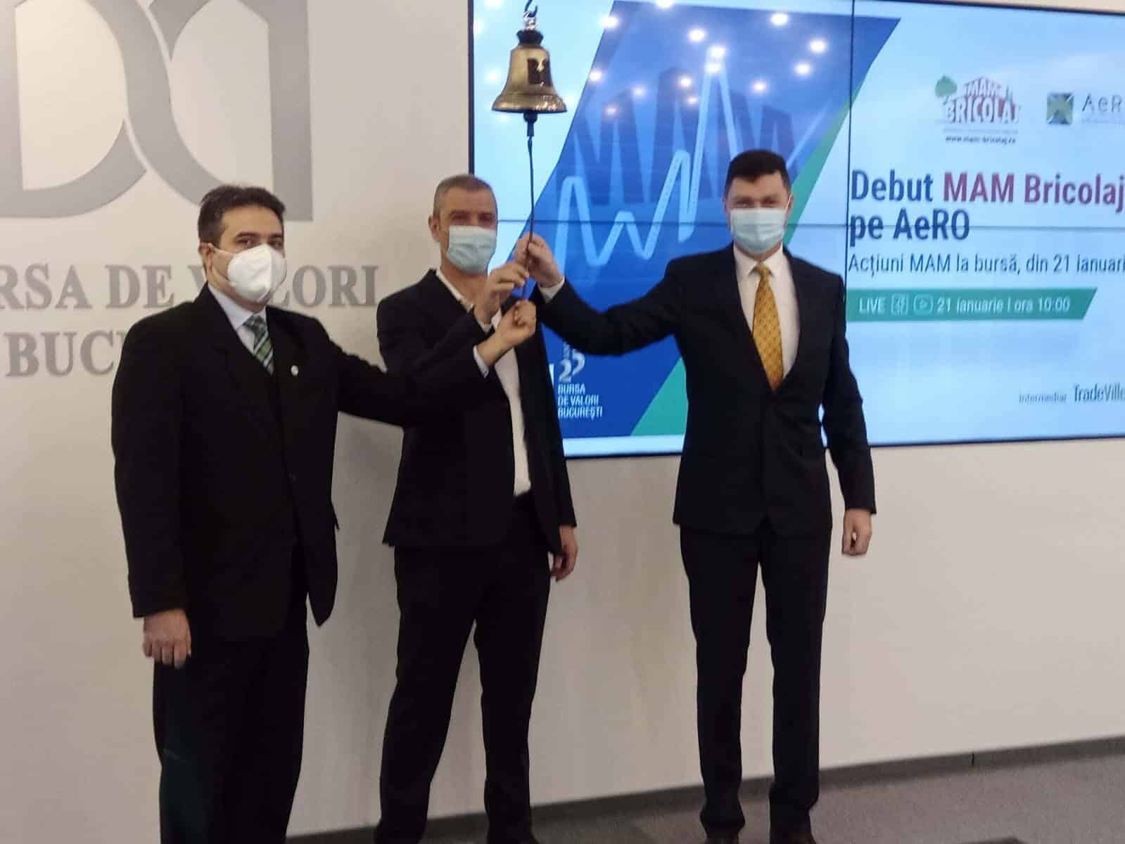 Retailerul de materiale de construcții MAM Bricolaj listat la Bursa de Valori București pe Sistemul Multilateral de Tranzacționare