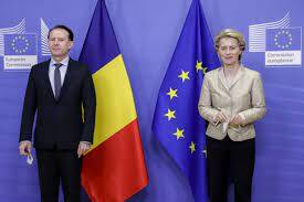 Preşedinta Comisiei Europene Ursula von der Leyen vine luni la Bucureşti pentru a prezenta evaluarea PNRR