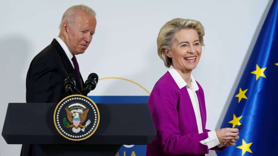 Von der Leyen și Biden vor discuta astăzi, despre stimulentele ecologice și amenințarea Chinei