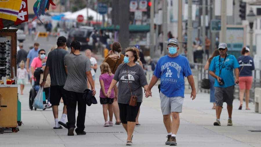 Coronavirus: Poate economia Californiei să supraviețuiască celor mai recente creșteri de cazuri?