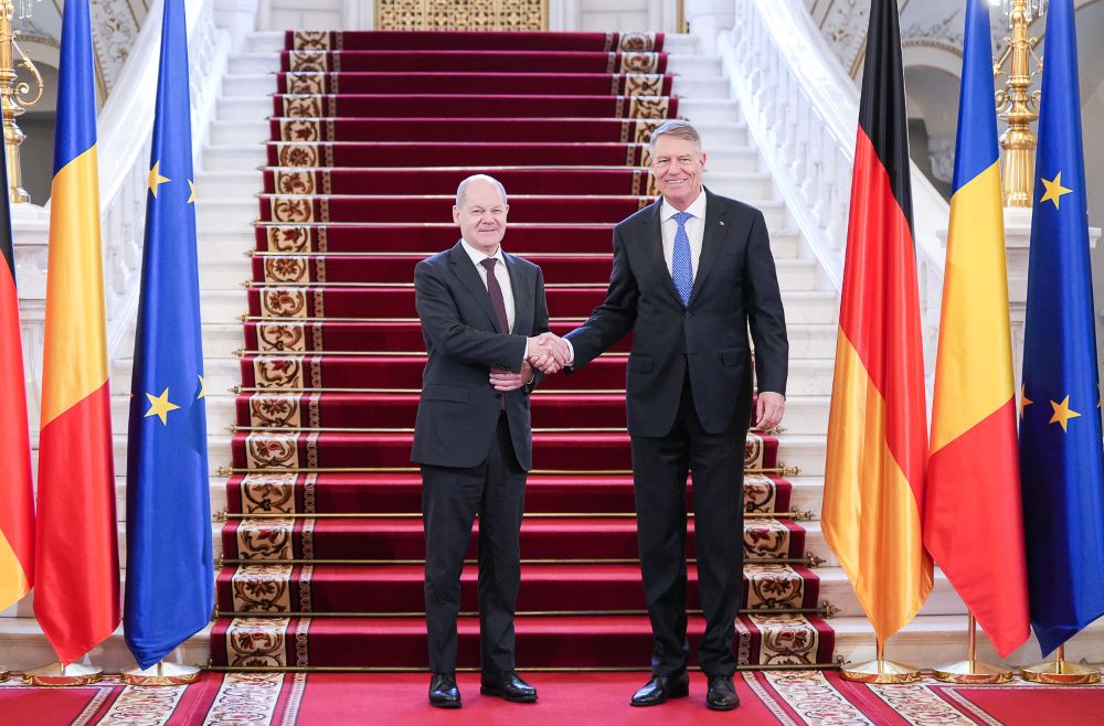 Olaf Scholz la București: „Susținem cu tărie” aderarea României la Schengen.