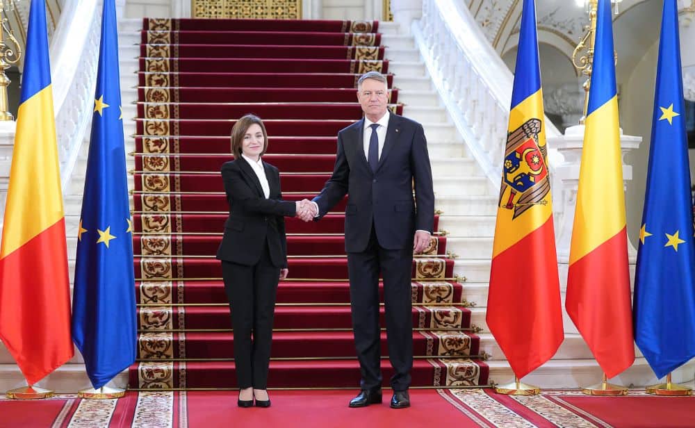 Întâlnire Maia Sandu-Klaus Iohannis la București.