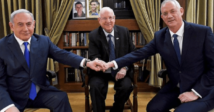 Netanyahu și Gantz s-au întâlnit pentru a negocia varianta guvernului de uniune națională