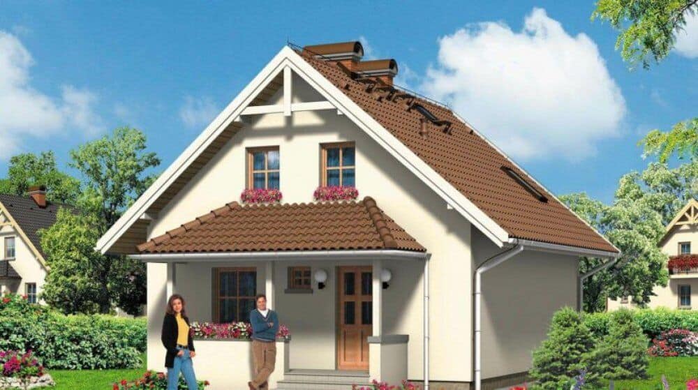 Proiecte de case mici cu mansardă de la Smart Home Concept