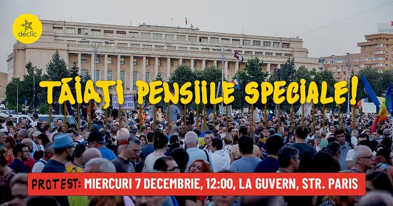 Protest de amploare în fața Guvernului de la București
