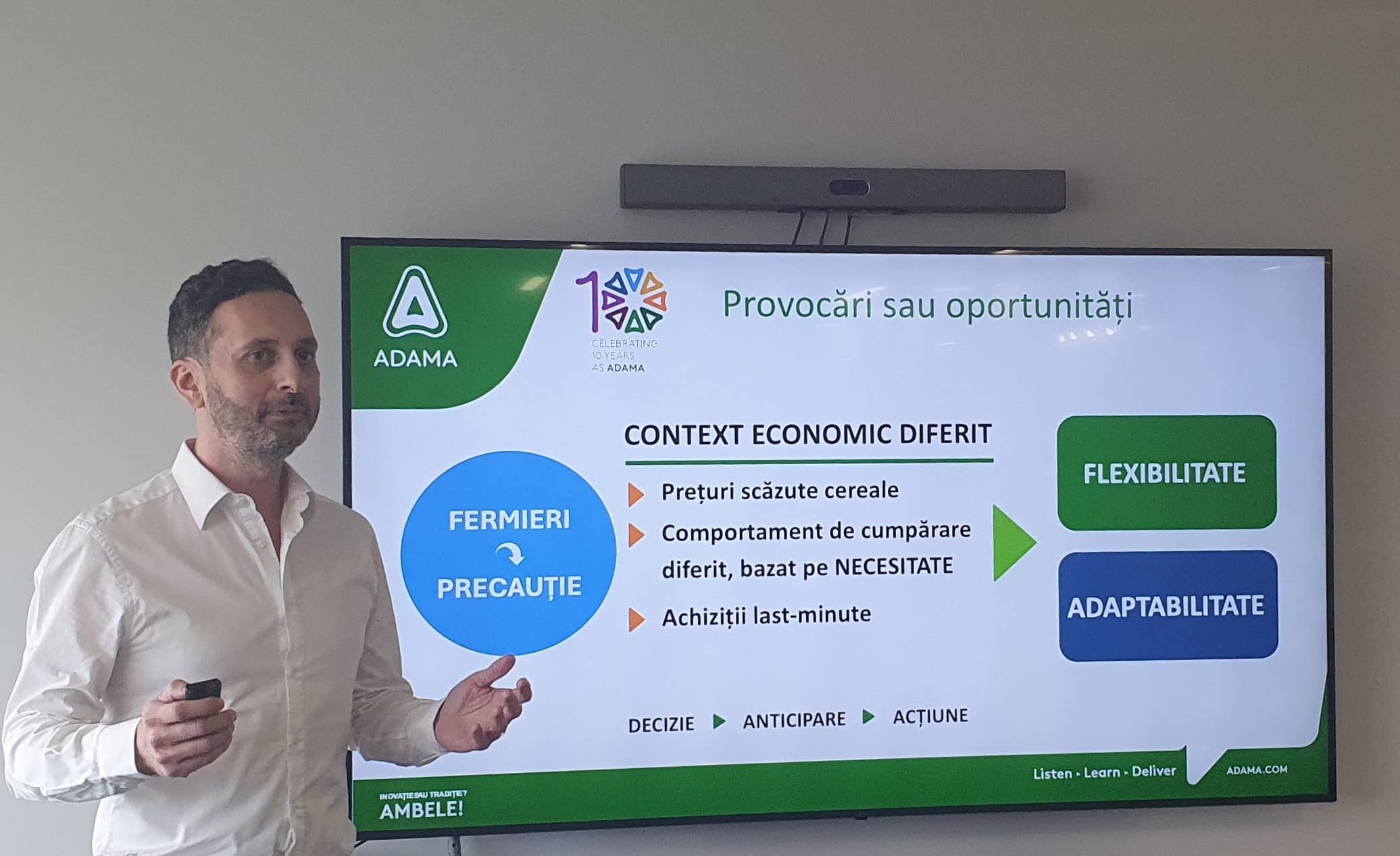 Adrian Sâmbotin: Scade cererea de produse de protecție a plantelor