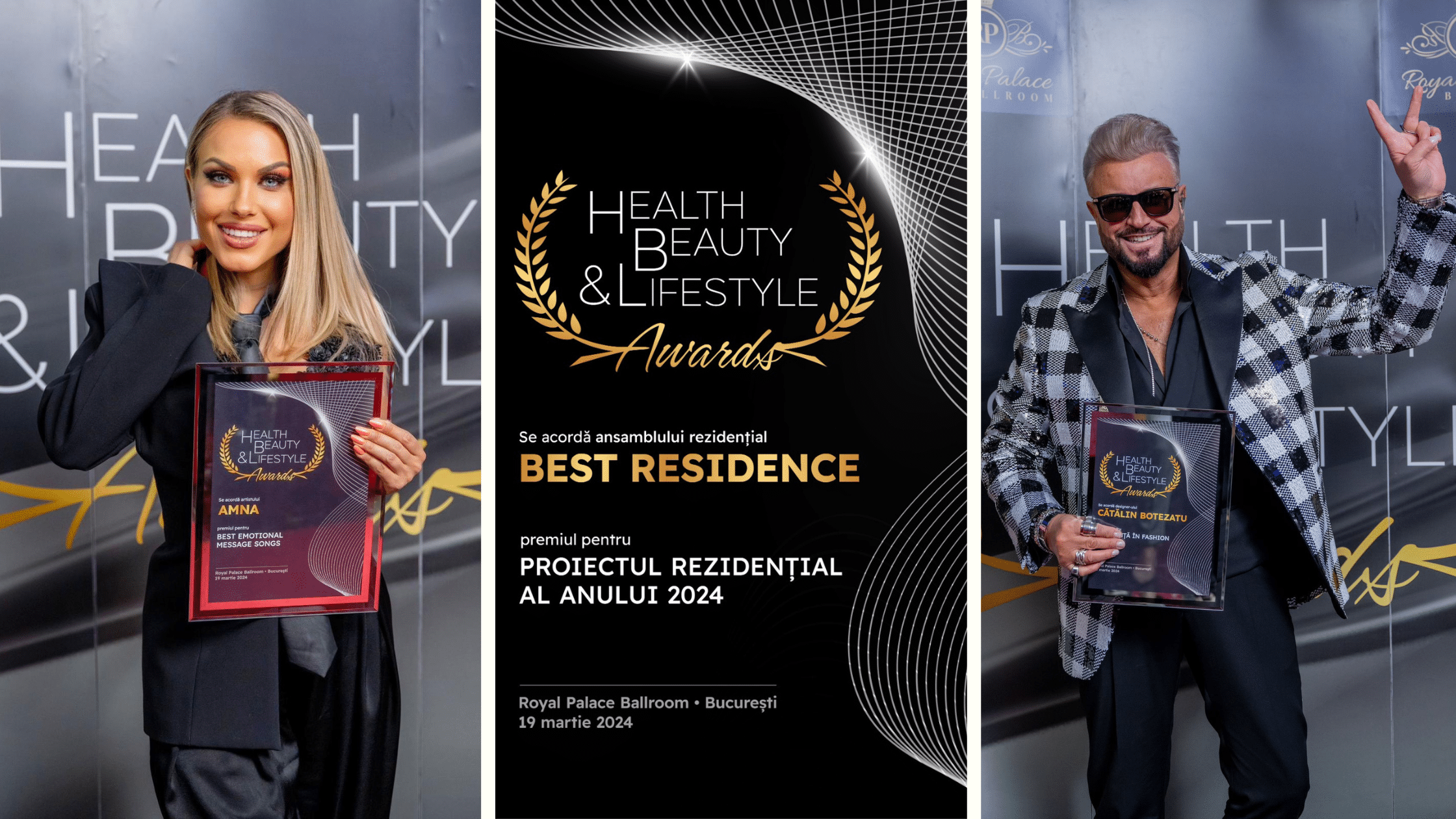 Domeniul imobiliar, premiat la Gala Health, Beauty and Lifestyle 2024 Câştigătorul a dezvăluit tendinţele din piaţă