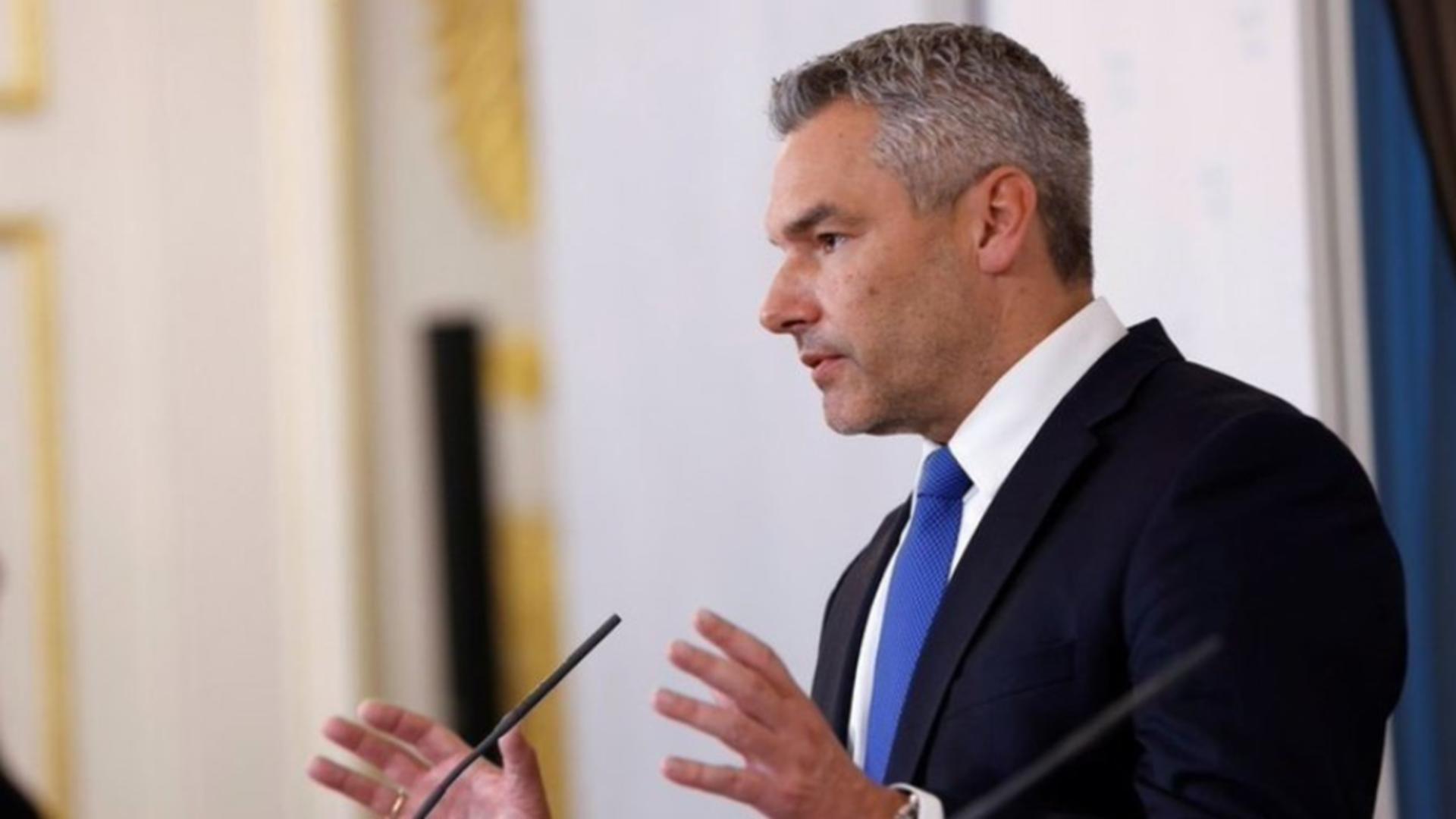 Foaia de parcurs pentru extinderea Schengen depinde de combaterea migraţiei ilegale, a precizat cancelarul Karl Nehammer