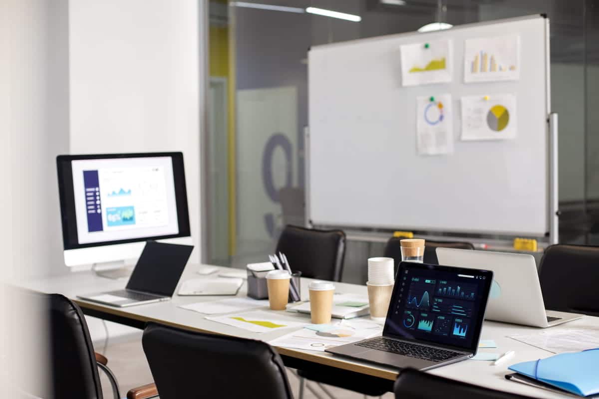 modern equipped computer lab