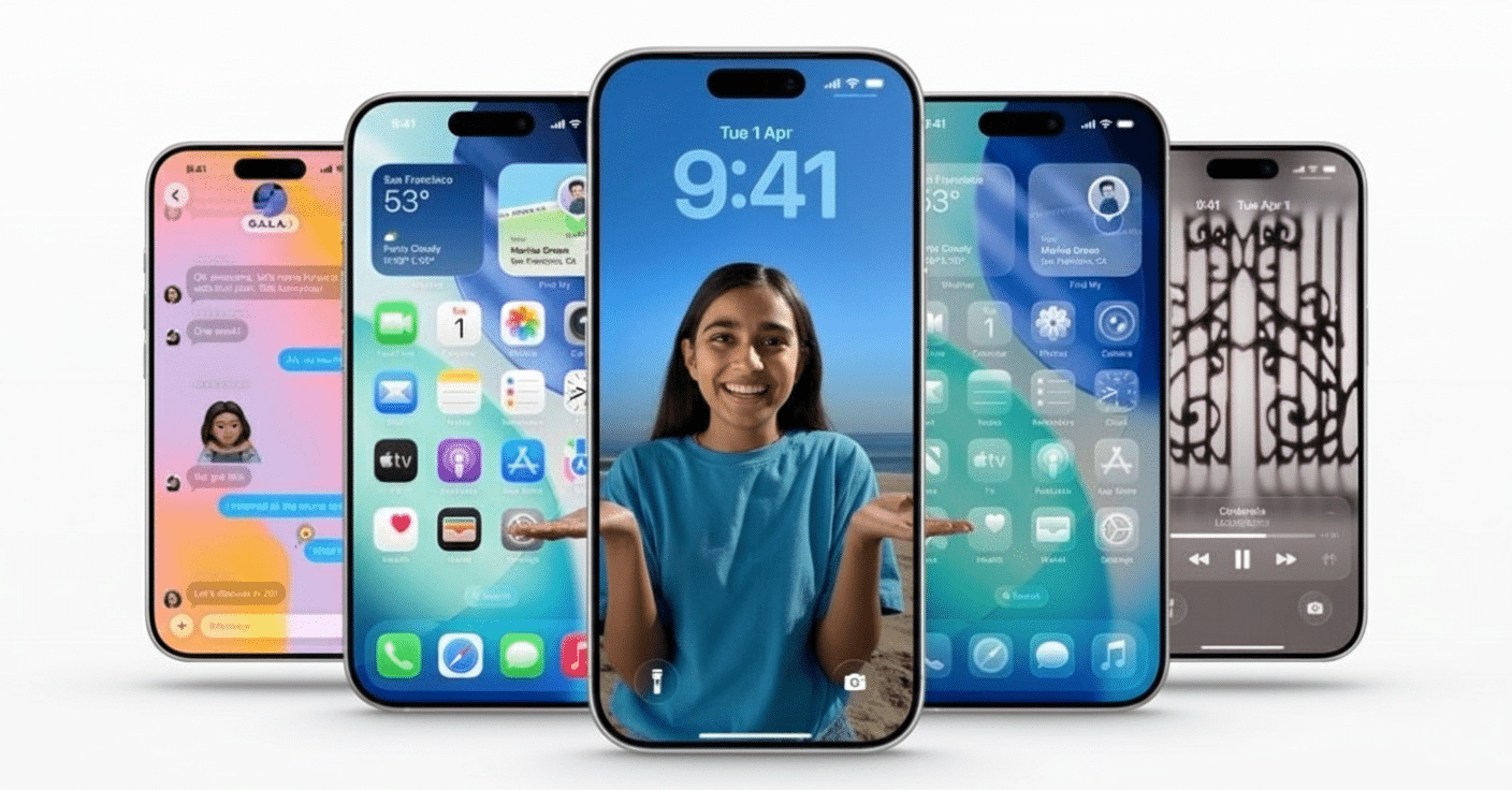 iOS 26 aduce design nou și funcții inteligente pe iPhone