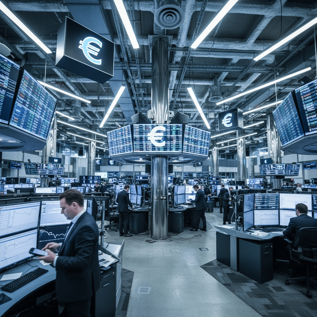 Euro la maximul ultimilor patru ani, bursele europene cresc după decizia Fed