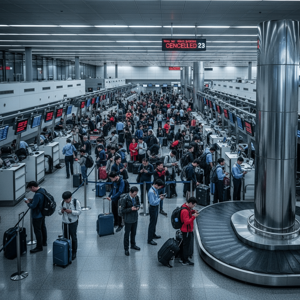 Aeroporturi europene afectate de un atac cibernetic la check-in