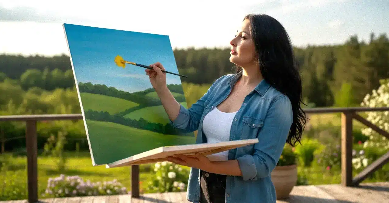 Gabriela Cristea descoperă o nouă lume creativă în atelierul său