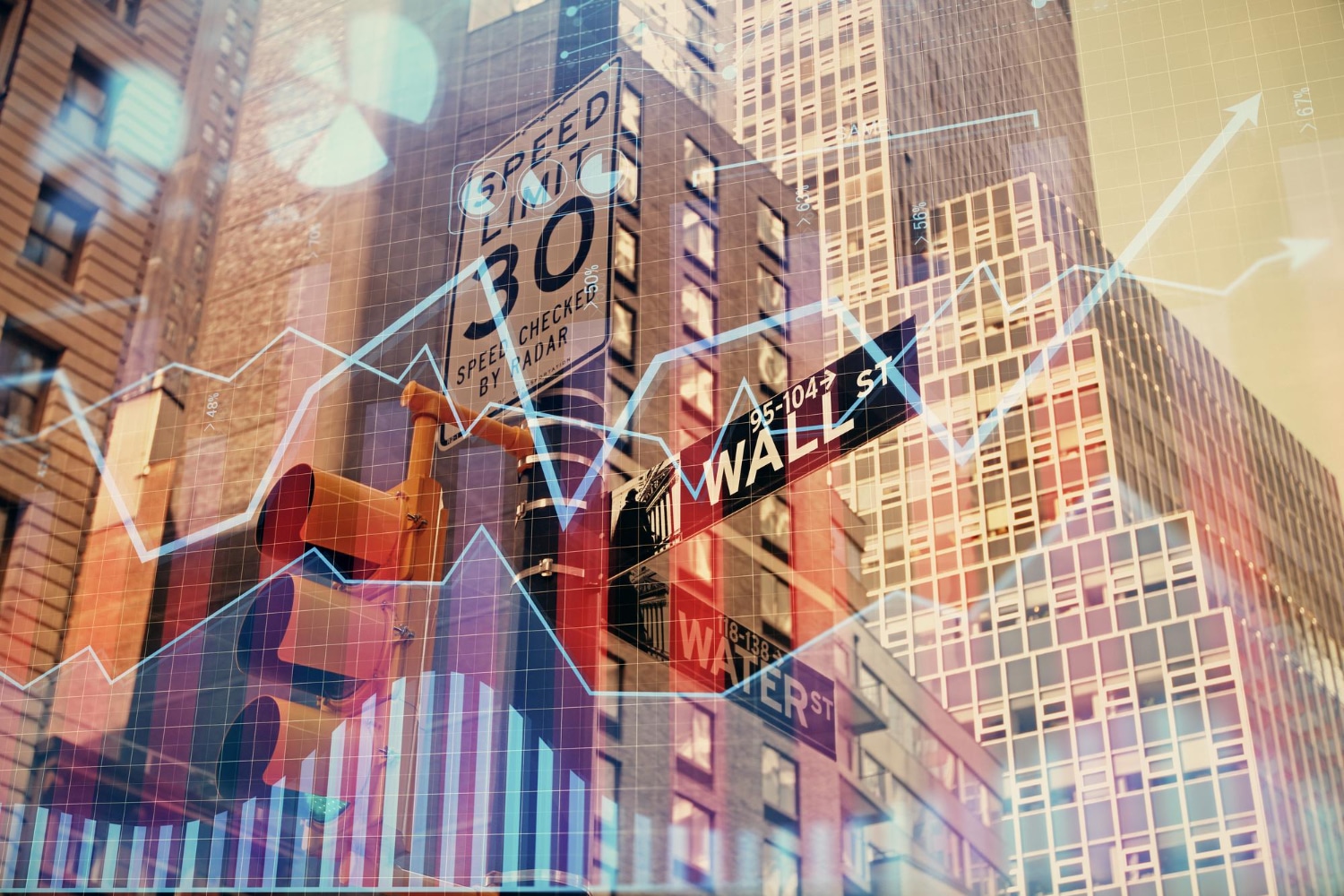 Wall Street crește ușor după vânzările masive din tech