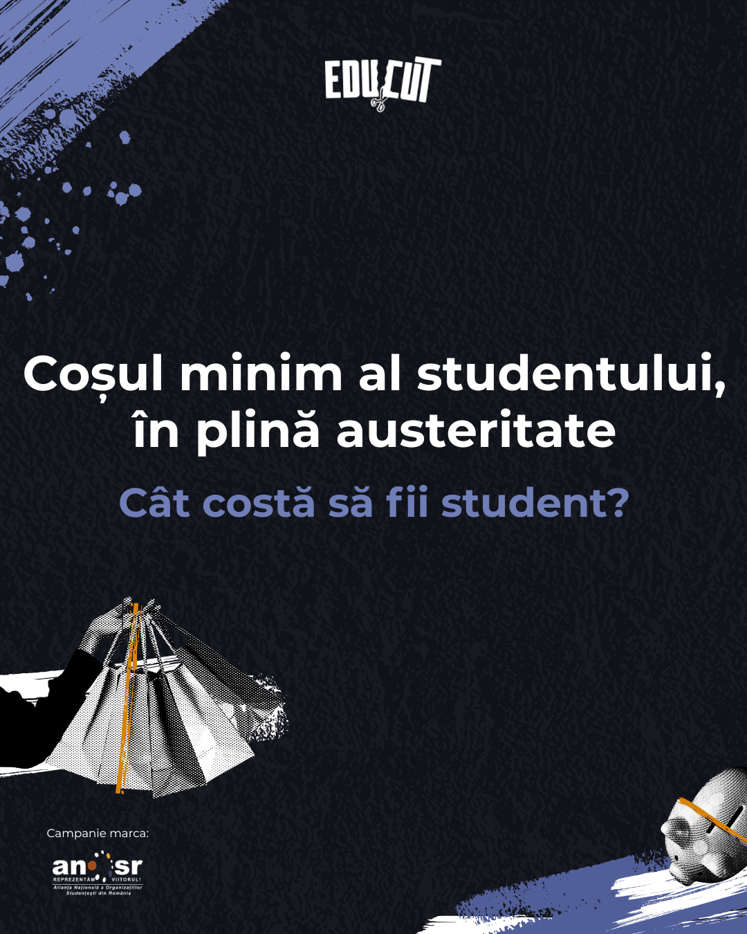 Coșul minim al studentului, în plină austeritate.