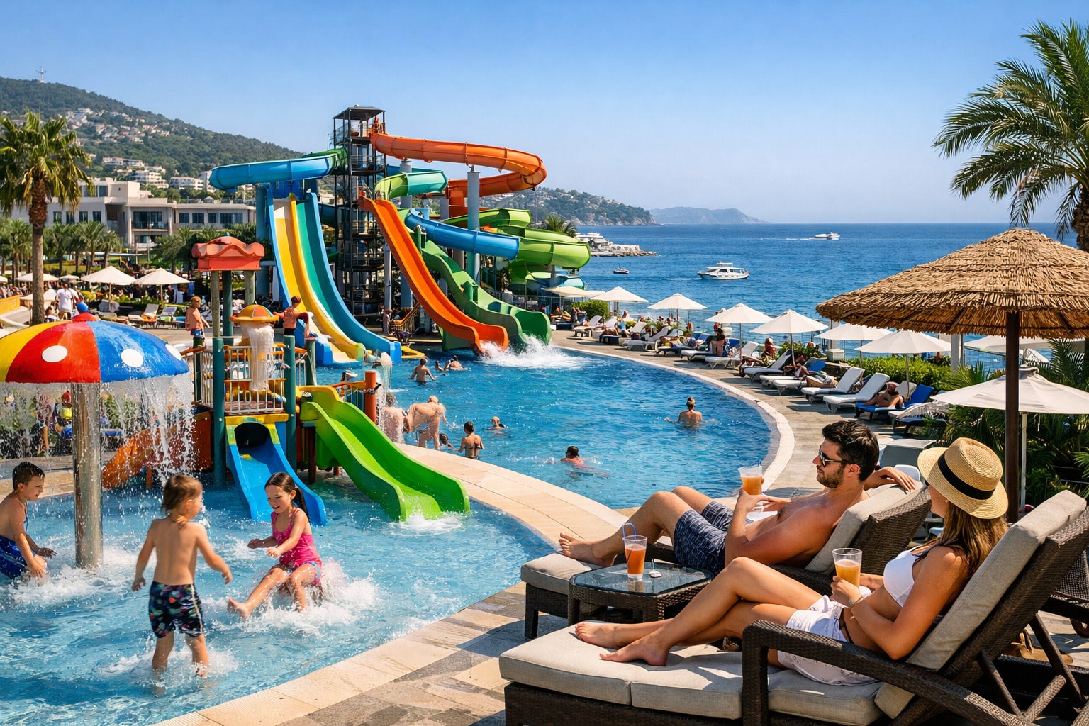 Hoteluri în Kuşadası cu aquapark: care sunt cele mai potrivite pentru copii de vârste diferite?