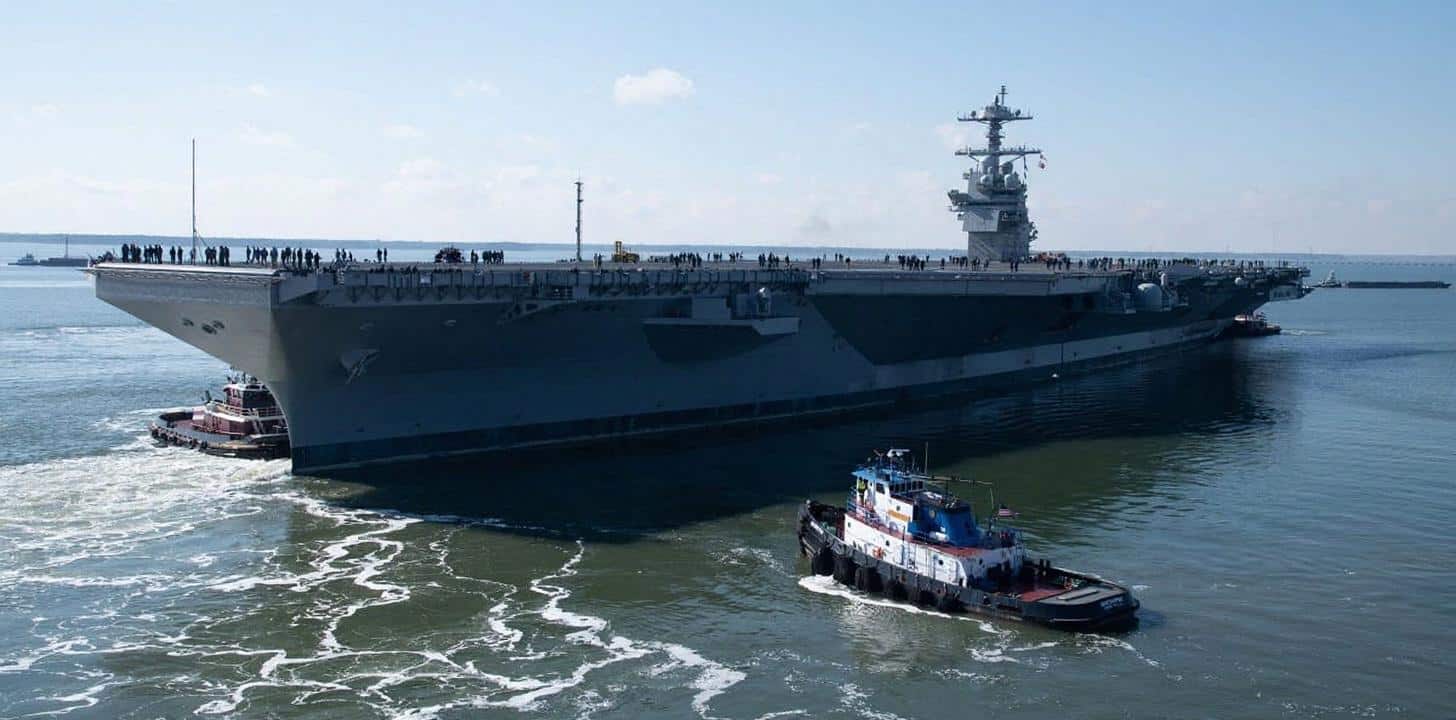CVN-79 pe mare – Testul de foc pentru portavionul SUA ce va fi livrat în 2027