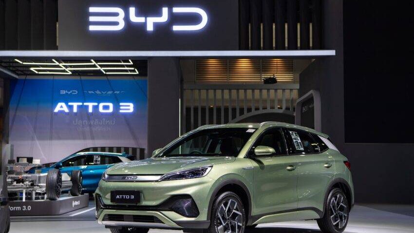 Invazia mașinilor electrice chinezești BYD cucerește piața europeană