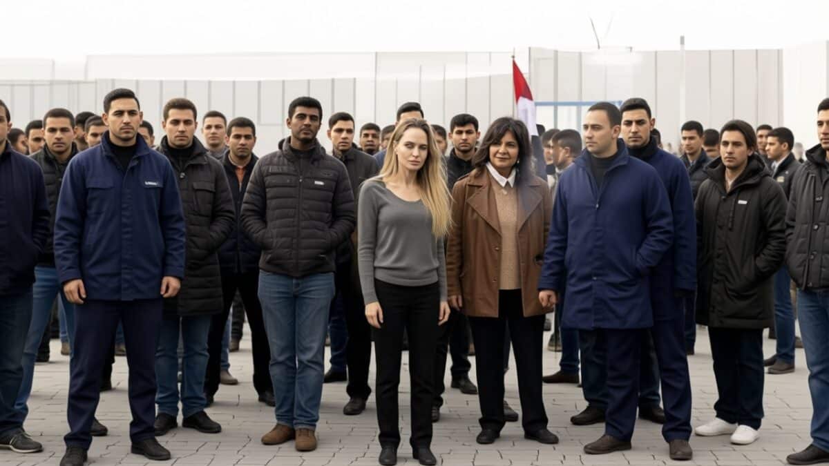Angelina Jolie, apariție surpriză cu părul blond în Londra pentru un nou film