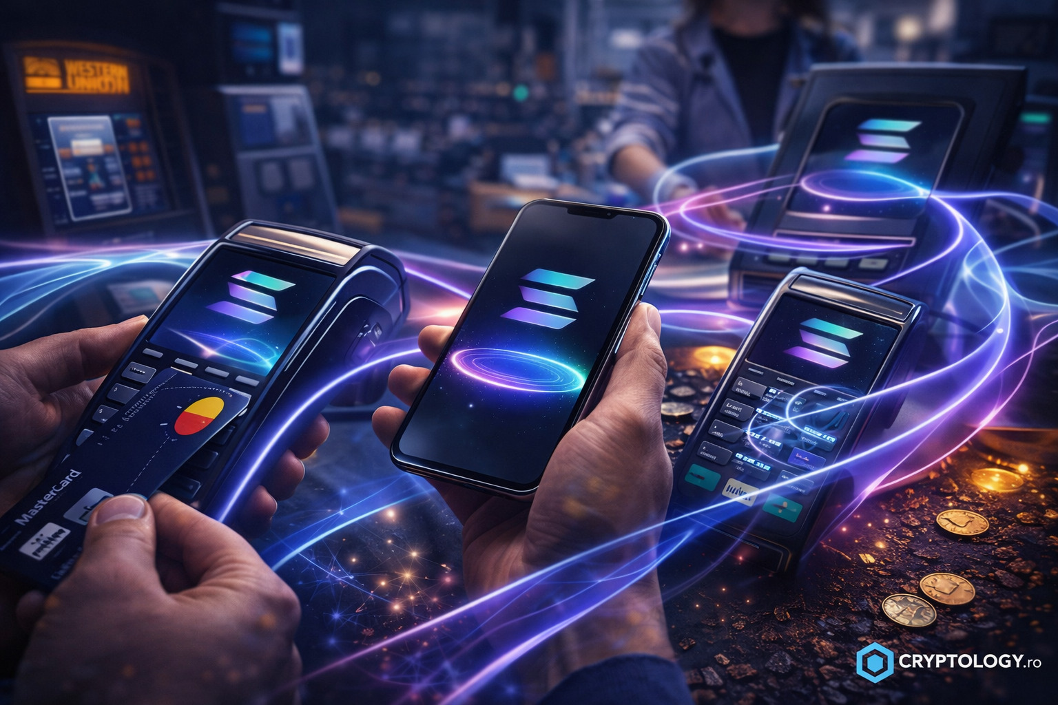 Mastercard, Western Union și Worldpay testează Solana pentru plăți și transferuri pe blockchain