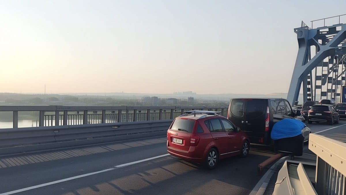 Podul Prieteniei Giurgiu-Ruse, închis 5 ore joi pentru reparații de urgență