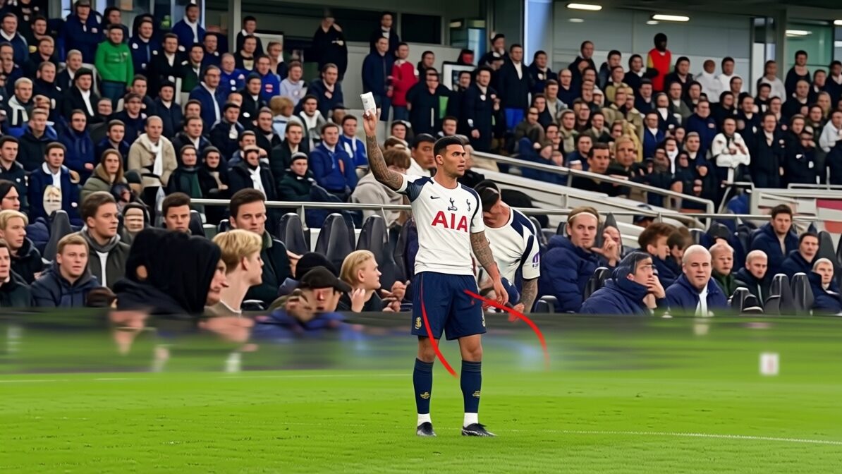 Haos la Tottenham: Pedro Porro a lovit banca de rezerve sub ochii lui Drăgușin
