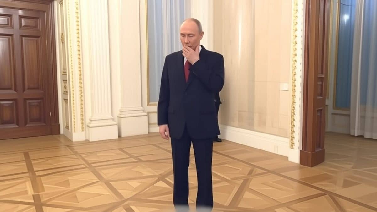 Kremlinul publică din greșeală un video cu Putin: „Sunt cam răgușit”
