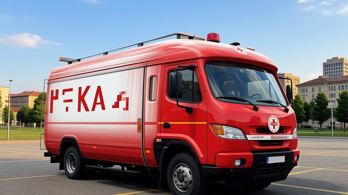 Crucea Roșie Sibiu a lansat un serviciu de ambulanță privat cu tarife de la 200 de lei