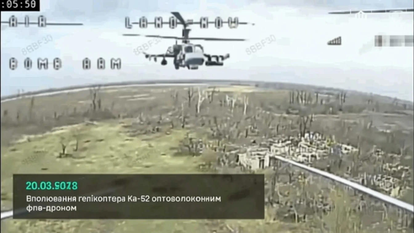Un elicopter rus Ka-52 doborât de o dronă ridică bilanțul la 350 de aparate distruse