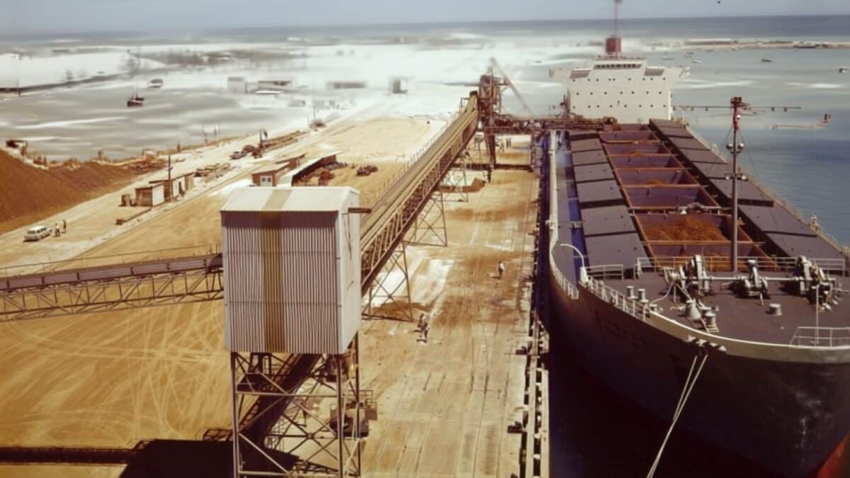 60 de ani de la primul export de minereu de fier care a schimbat Australia