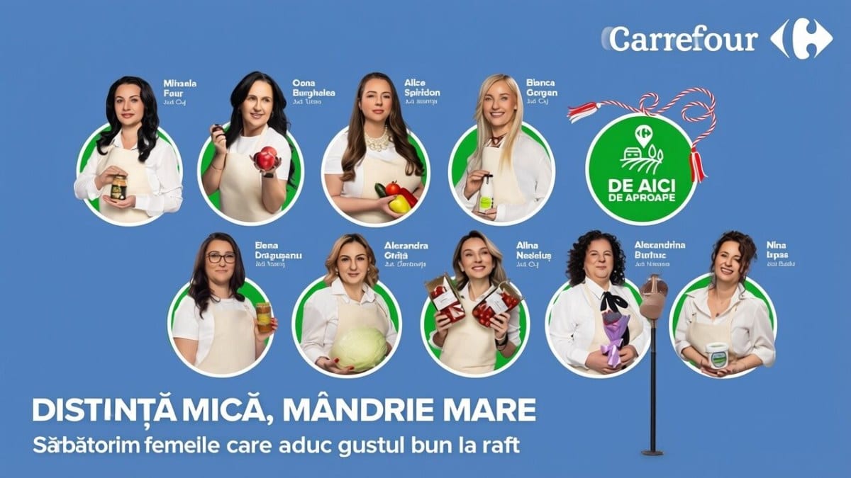 Carrefour celebrează 9 femei antreprenor din rețeaua sa de 1.200 furnizori locali