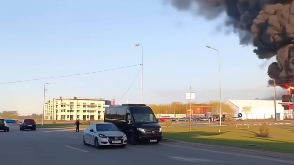 Incendiu devastator în Arad: 1.500 mp de polistiren au ars. O scânteie a declanșat dezastrul