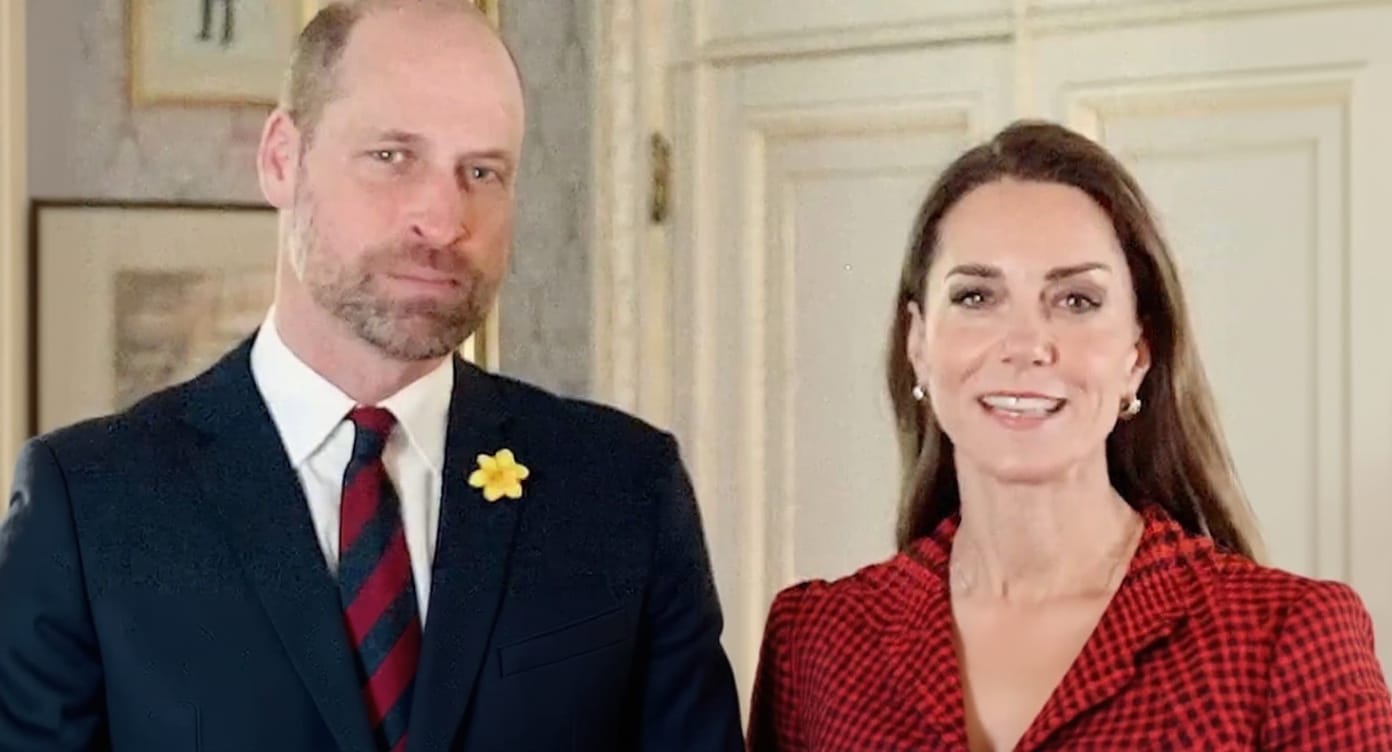 Kate si William celebreaza Ziua Sfantului David cu mesaje in limba galeza