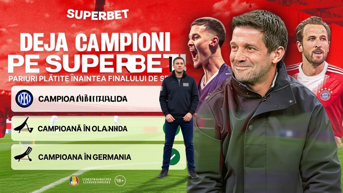 Pariuri plătite! Superbet îi declară campioni pe Chivu și Man înainte de finalul sezonului