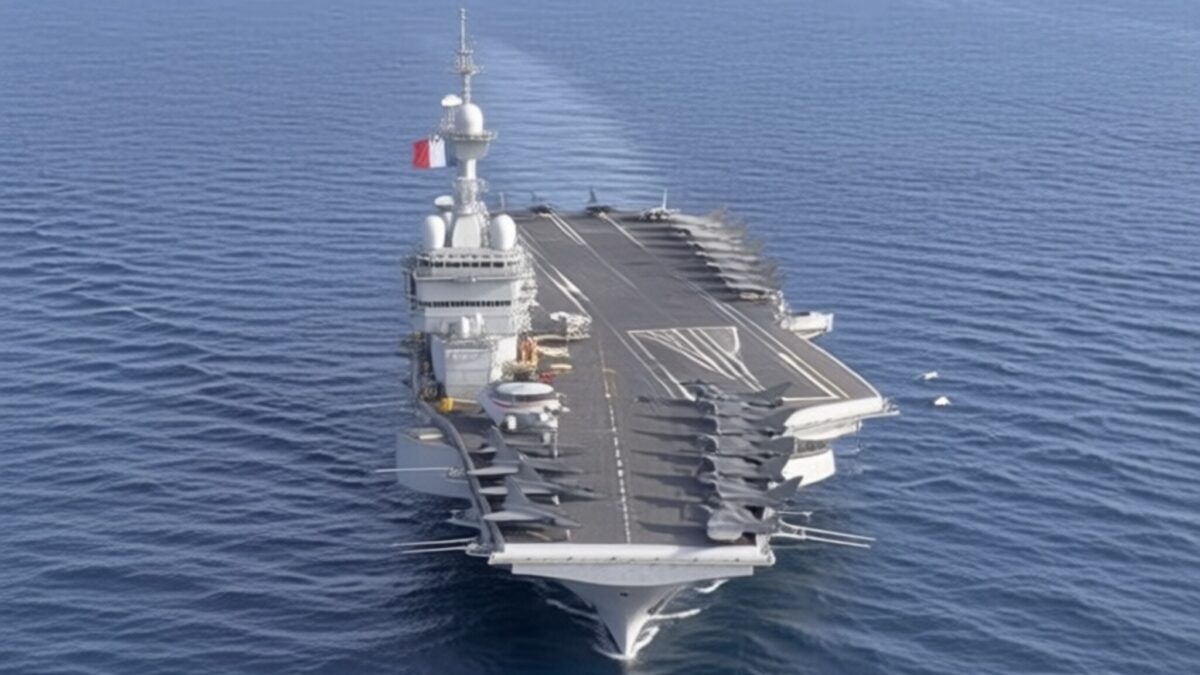 Un ofițer francez a dezvăluit poziția portavionului Charles de Gaulle cu o alergare de 7 km