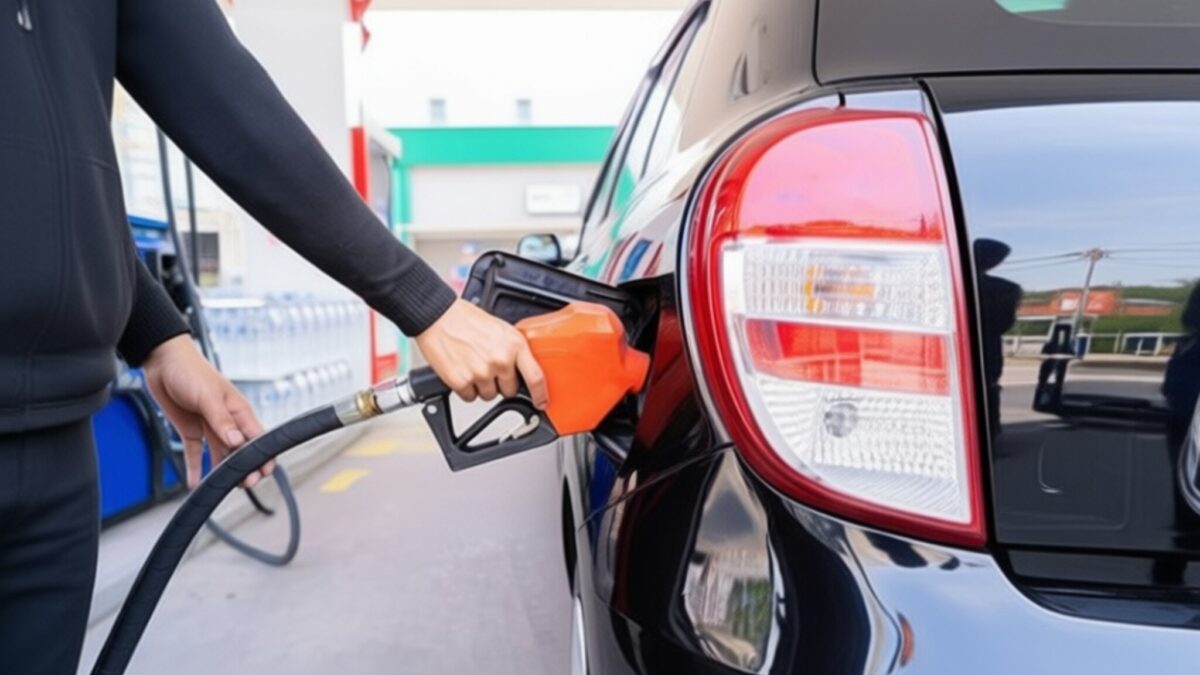 Scumpiri la pompă un plin de motorină costă cu 44 de lei mai mult